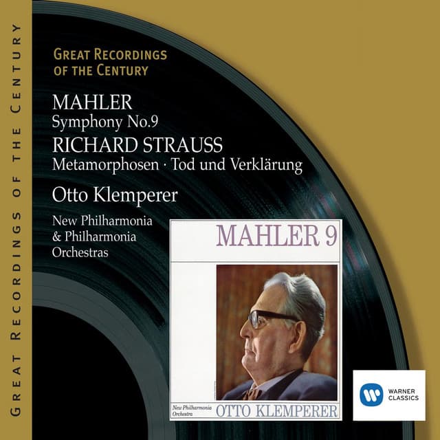 Mahler: Symphony No.9 & Richard Strauss: Metamorphosen -Tod und Verklärung - Otto Klemperer