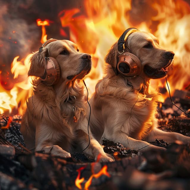 Canine Campfire: Relaxing Fire Music for Dogs - Relaxing Dog Music Playlists