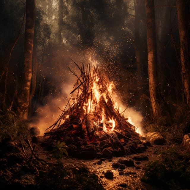 Relaxing Fire Sounds for Dogs: Binaural Comfort - Binaural Beats Recordings