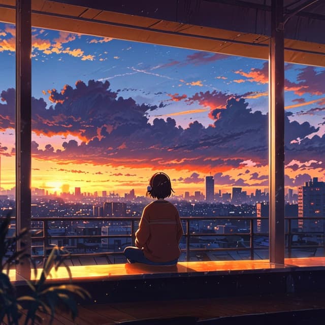Golden Hour LoFi: Sunset Beats & Warm Vibes. - LO-FI BEATS