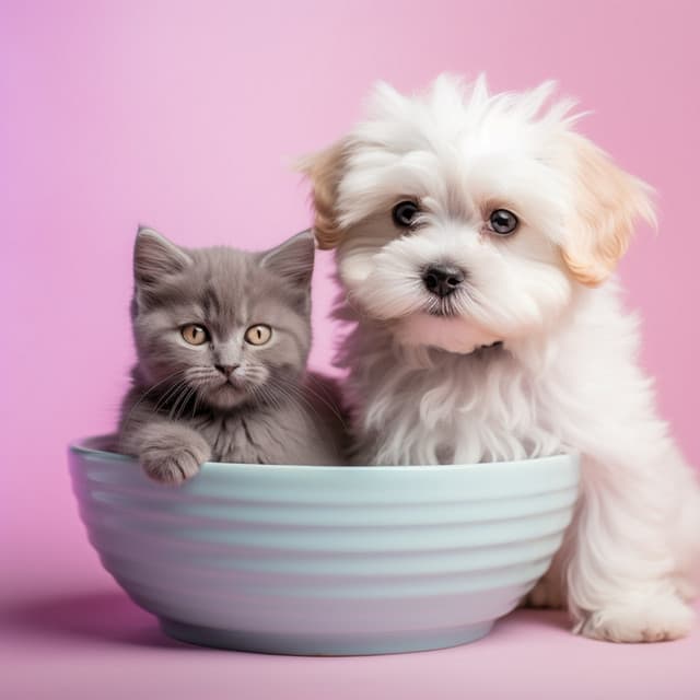 Calmando A Las Mascotas: Frecuencias De Calma Binaural - Puros ritmos binaurales