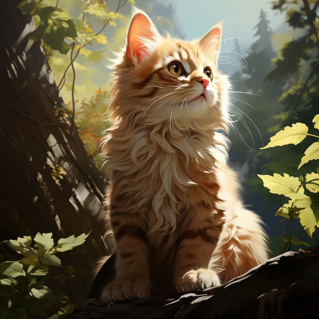 Bigotes En La Lluvia: Sonidos Serenos Para Gatos - Música de la naturaleza Canciones de la naturaleza