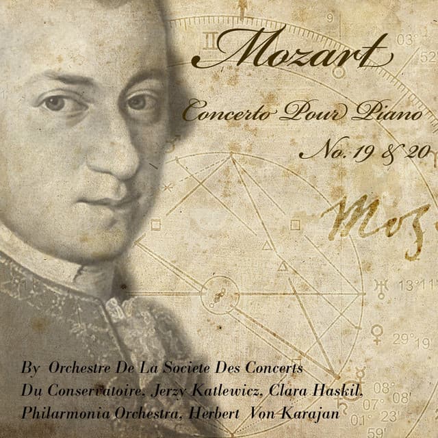 Mozart: Concerto Pour Piano No. 19 & 20 - Orchestre De La Société Des Concerts Du Conservatoire