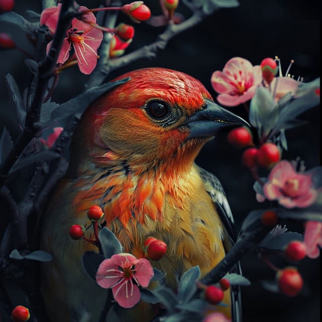 Sinfonía Binaural De La Lluvia: Aves En Armonía Con La Naturaleza - 80 88 Hz - Enfoque de ritmos binaurales