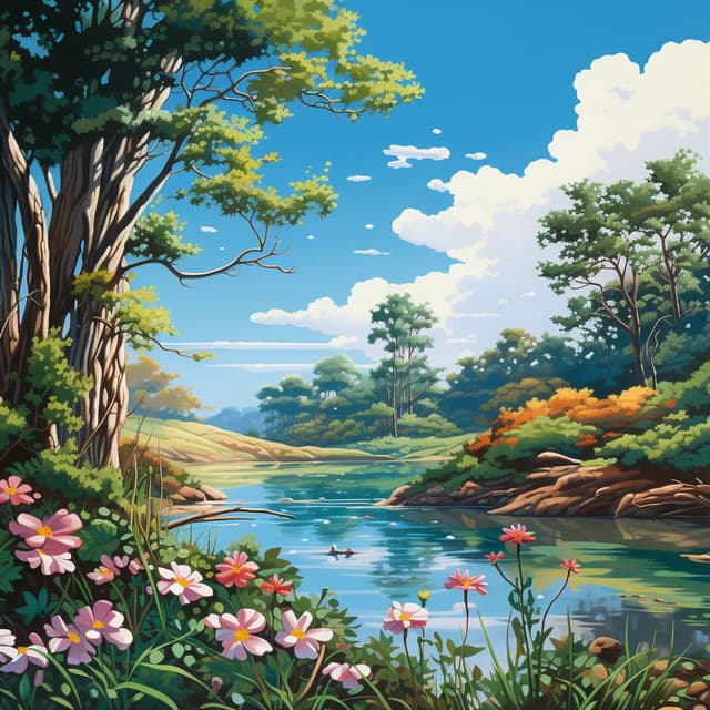 Calm Your Thoughts: Soothing Stream Sound - Relaxing Musk Ox