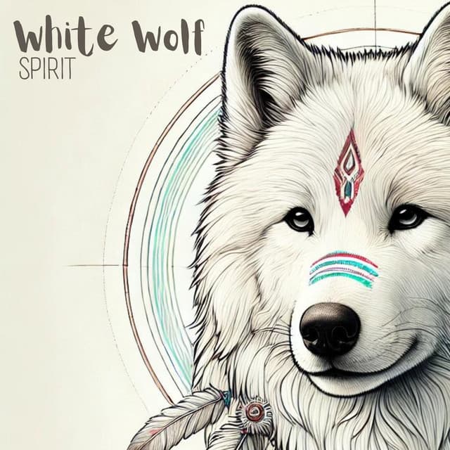 White Wolf Spirit: Shamanic Healing Flute & Drums with Howling Wolf - Shamanic Meditation Tribe