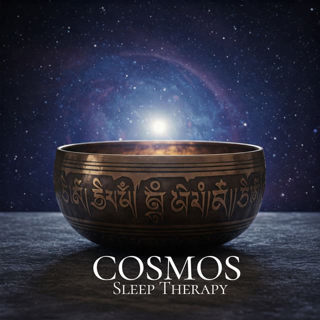 Cosmos Sleep Therapy: Crystal Singing Bowls for Tibetan Calmness and Harmony - Trouble Sleeping Music Universe