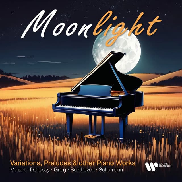 Moonlight. Variations, Preludes and Other Piano Works by Mozart, Debussy, Grieg, Beethoven & Schumann - Walter Gieseking