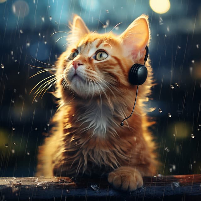 Feline Rain Serenity: Purr-fect Showers for Cats Melody - Orbit Release
