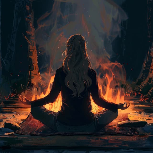 Ritmos De Meditación Junto Al Fuego: Llamas Tranquilas - Satorisonida