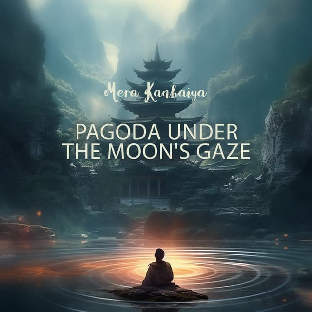 Pagoda Under the Moon's Gaze - Mera Kanhaiya