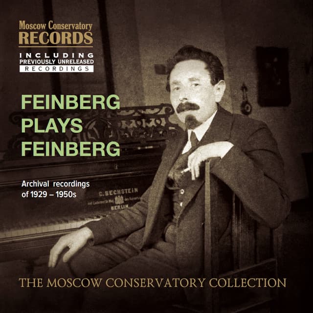 FEINBERG PLAYS FEINBERG - Samuel Feinberg