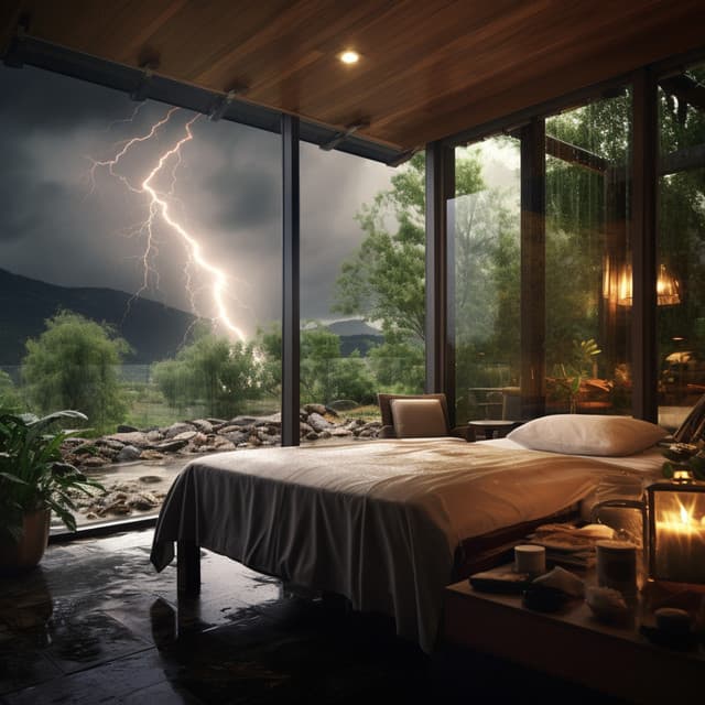 Soothing Thunder: Spa Melodies Unwinding - Paz Sounds