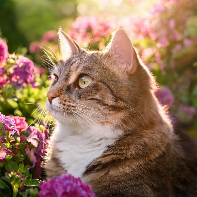 Melodías Suaves Para Confortar Gatos Silenciosos - Música relajante con sonidos de la naturaleza