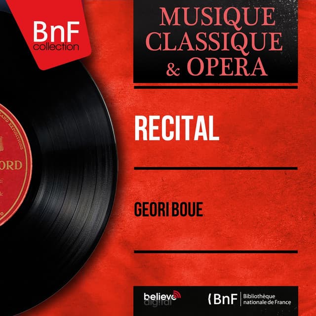 Récital - Geori Boue