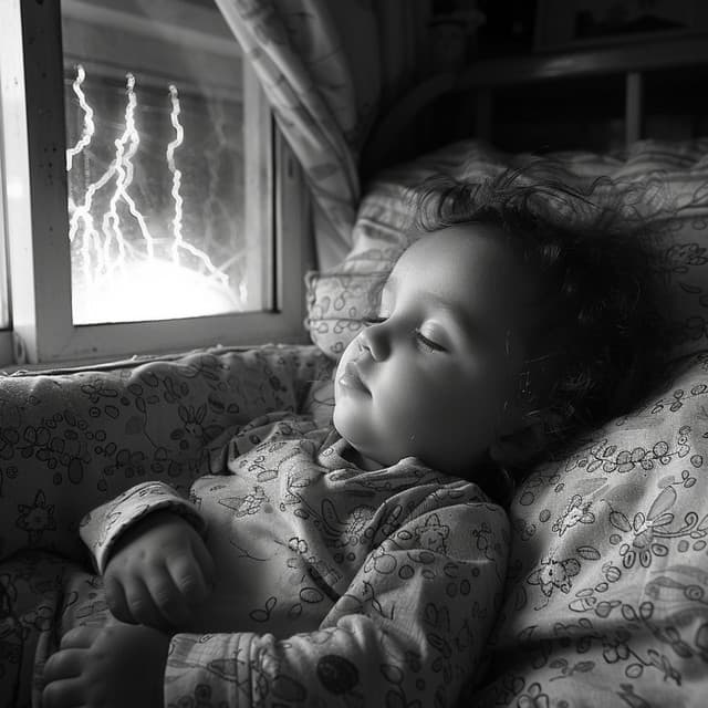 Lluvia Binaural Y Truenos Suaves Para El Sueño Tranquilo Del Bebé - Dormir Ayuda