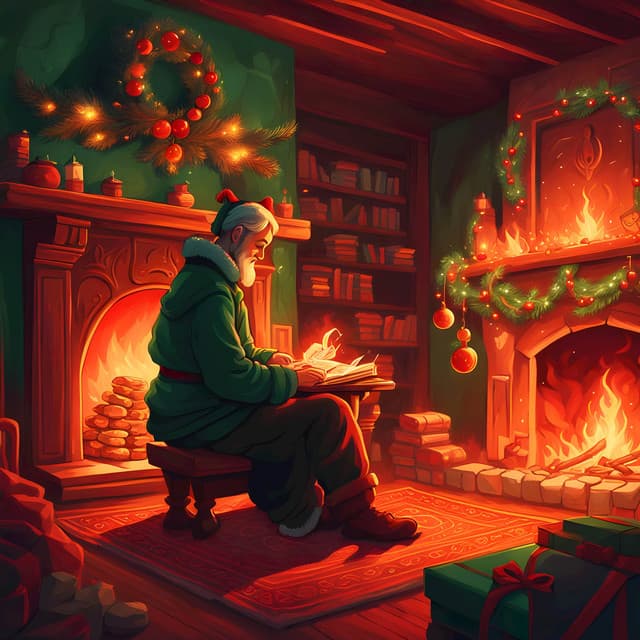 Cozy Fireplace Lofi: Holiday Chillhop Chill - Lofi Hip-Hop Beats