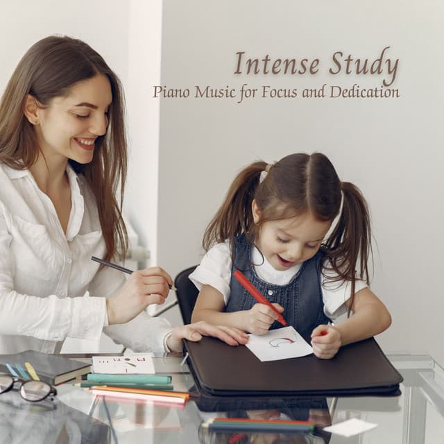 Intense Study: Piano Music for Focus and Dedication - Jazz for Study