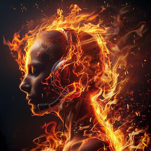 Flames Journey: Epic Fire Music - Serene Rose