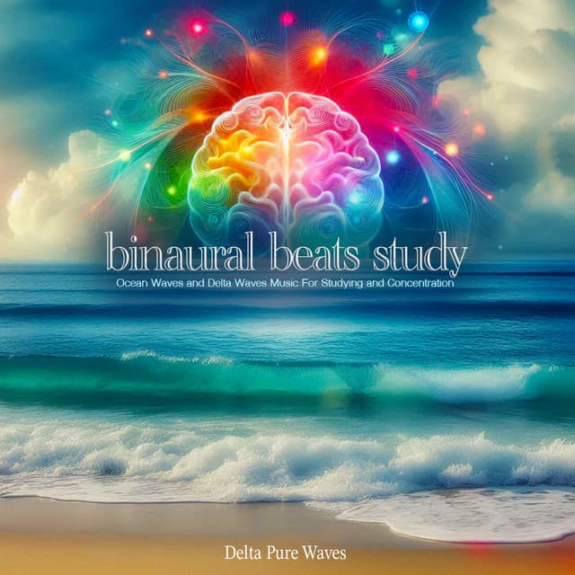 Binaural Beats Study - Ocean Waves and Delta Waves Music For Studying and Concentration - Delta Pure Waves