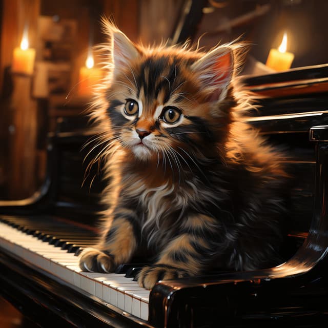 Armonía Felina: Música Junto Al Fuego Para Tu Gato - Sonido del Bosque