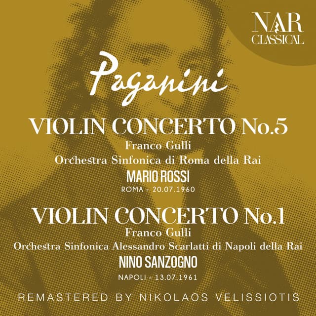 PAGANINI: VIOLIN CONCERTO No. 5; No. 1 - Niccolò Paganini