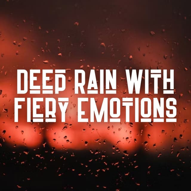 Deep Rain with Fiery Emotions - Rain Storm Sounds