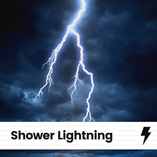 Shower Lightning - Lightning, Thunder and Rain Storm