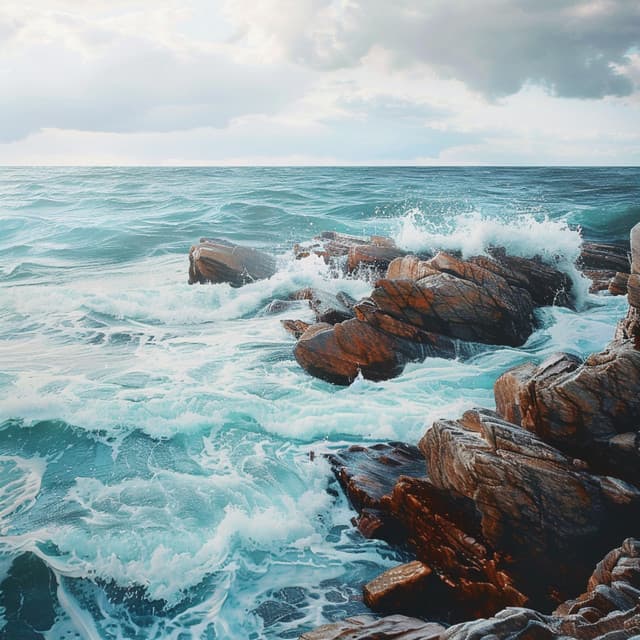 Binaural Sea Tranquility: Ocean Sounds for Relaxation - Relaxing Chillout Music Zone