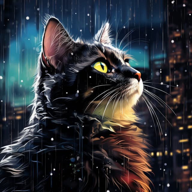 Rainy Cat Dreams Lullaby: Rain Sleepy Purr Cadence - Sounds of the Jungle