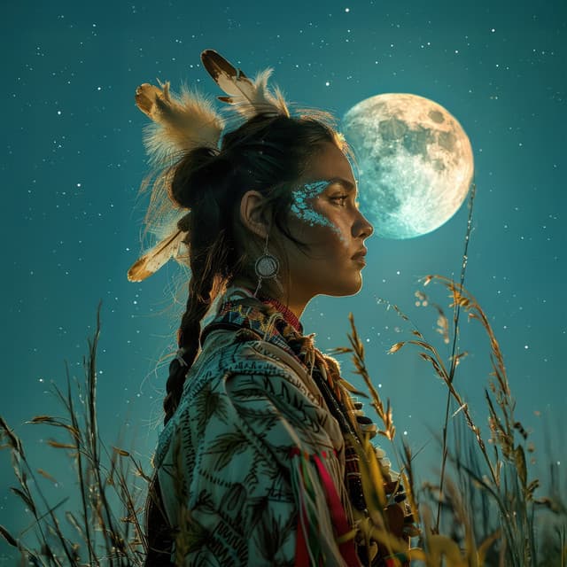 Talking to the Moon, Native Flute Under the Stars - Osin Wood