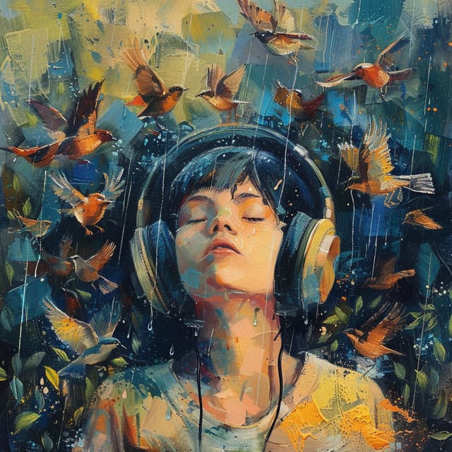 Sleep in Rain's Embrace: Binaural Nature Sounds - 92 88 Hz - The Sleep Crew