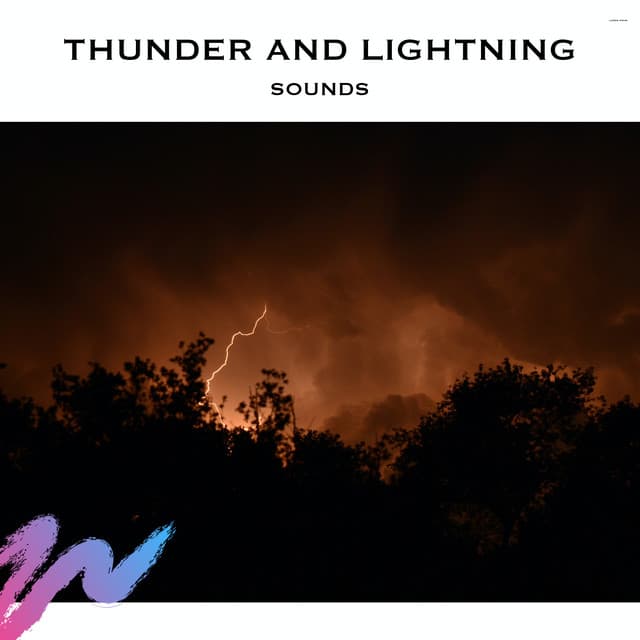 Thunder and Lightning Sounds - White Noise Radiance