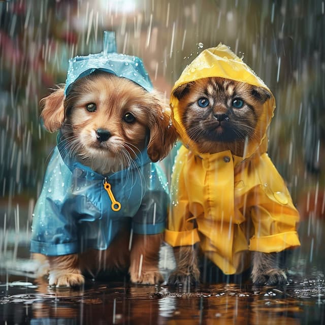 Ecos Reconfortantes De Lluvia: Música Calmante Para Mascotas - Mascotas relajarse