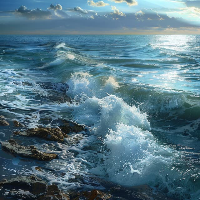 Binaural Sea Calm: Ocean Sounds for Therapeutic Massage - Ultimate Massage Music Ensemble