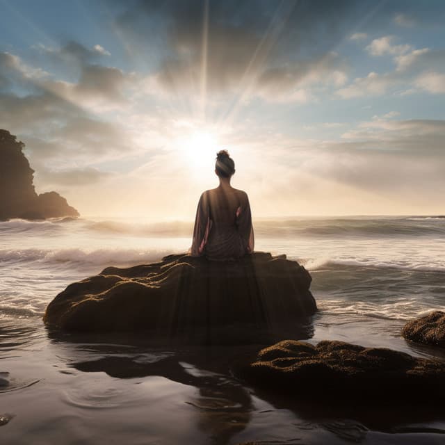 Océanos Meditativos: Melodías Serenas Binaurales - Santo hercio espiritual