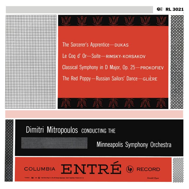 Dukas: L'Apprenti sorcier - Rimsky-Korsakov: Le Coq d'or Suite - Prokofiev: Symphony No. 1 - Dimitri Mitropoulos