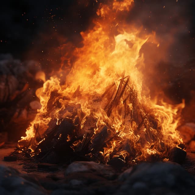 Fire's Embrace: Warm and Soothing Soundscapes - Wonderclouds