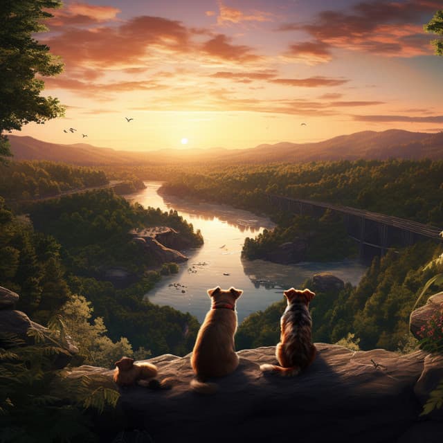 Rhythmic Inferno: Canine Crescendo - Noom Night Fire Sounds