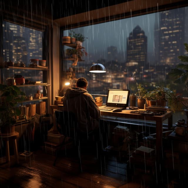 Tormenta De Productividad: Lluvia Binaural Para Trabajo Y Rendimiento - Binaurales Colectivo