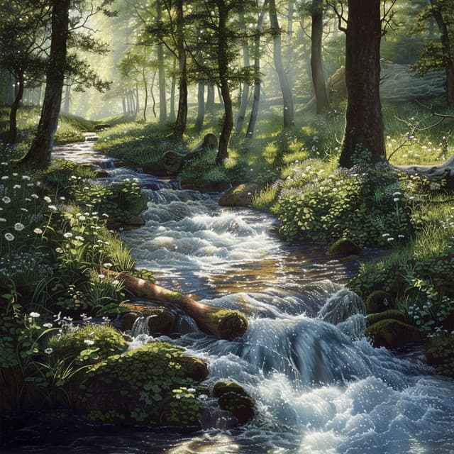 River Sleep: Gentle Flowing Sounds for Rest - Sounds of Rains & Thunder Storms