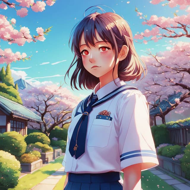 Chill Horizons: Lofi for Study & School - Anime Girl Lofi