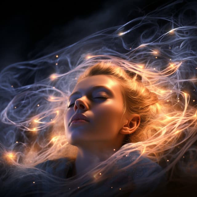 Sleep in Binaural Fire's Embrace: Gentle Crackle - Sleeping Stars