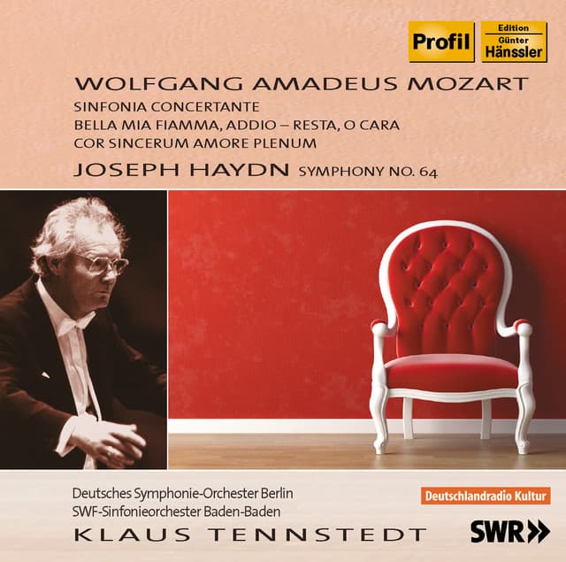 Mozart: Sinfonia Concertante - Bella mia fiamma - Cor sincerum amore plenum - Haydn: Symphony No. 64 - Klaus Tennstedt