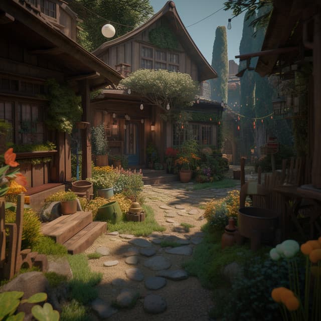 The Sapphire Twilight Village - Lo Fi Hip Hop