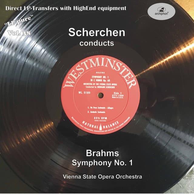 LP Pure, Vol 38: Scherchen Conducts Brahms Symphony No. 1 in C Minor - Johannes Brahms