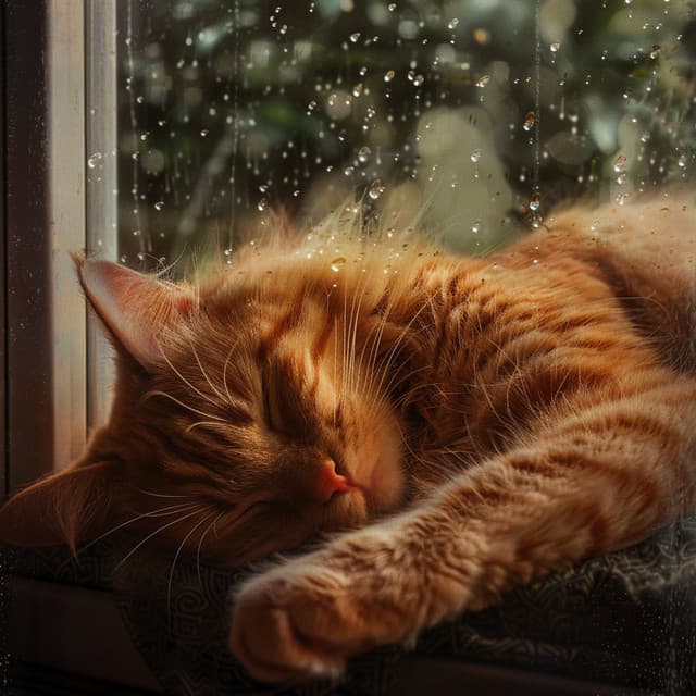 Relajación Para Gatos Con Trueno: Sonidos Suaves Para Aliviar El Estrés - Gato tranquilo