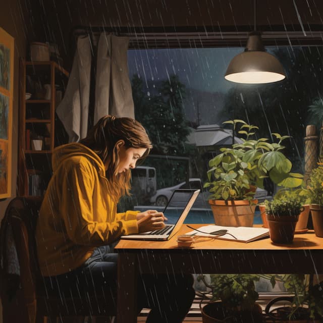 Sinfonía De Concentración De La Lluvia: Música Para Aliviar El Estrés - Sonidos relajantes de la selva tropical