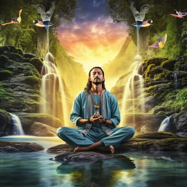 Meditative Streams: Zen Waters Ballad - Tranquil Forest Effect