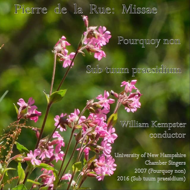 Pierre De La Rue Missae - Pierre de la Rue